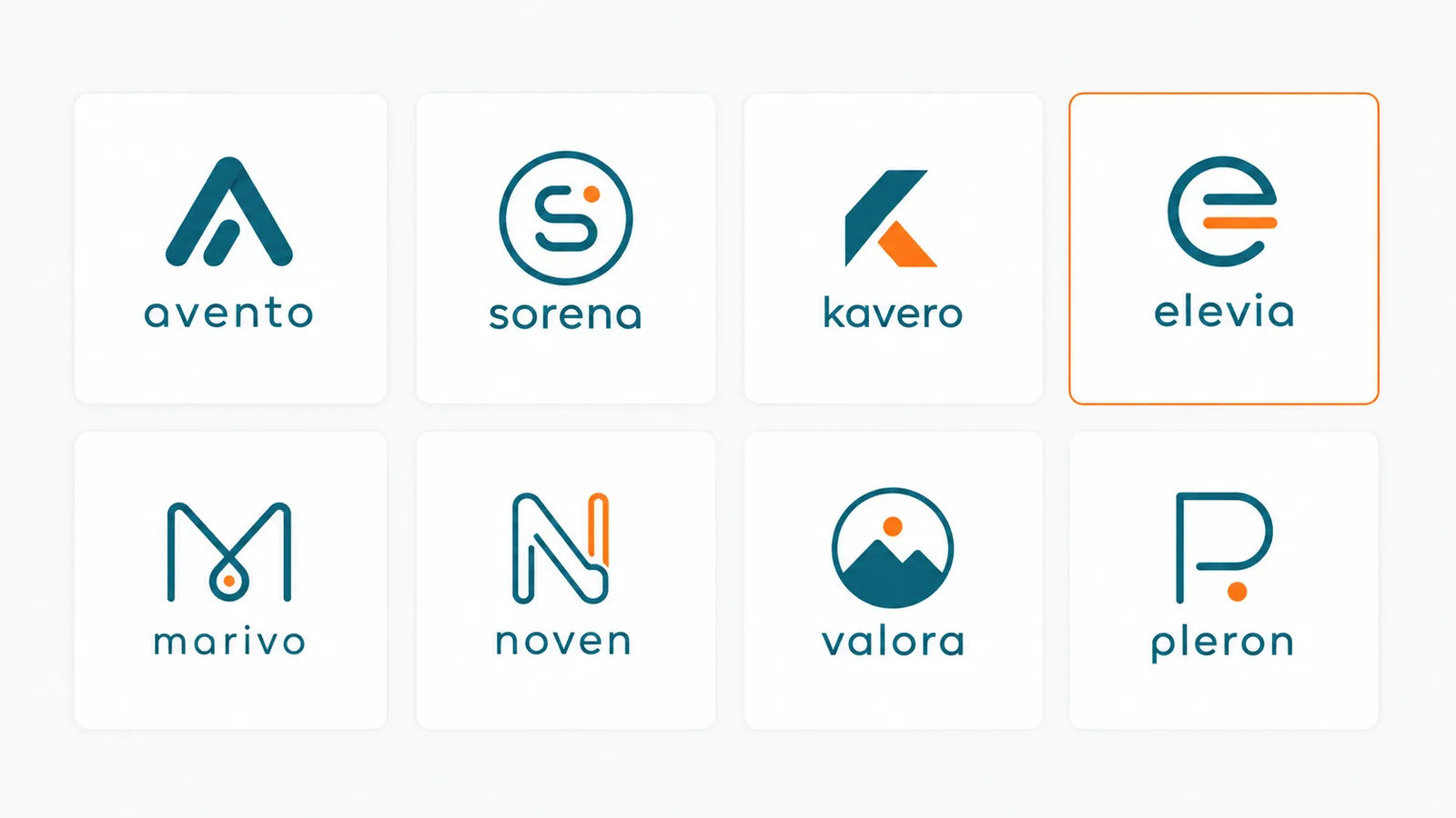 Logo design variations